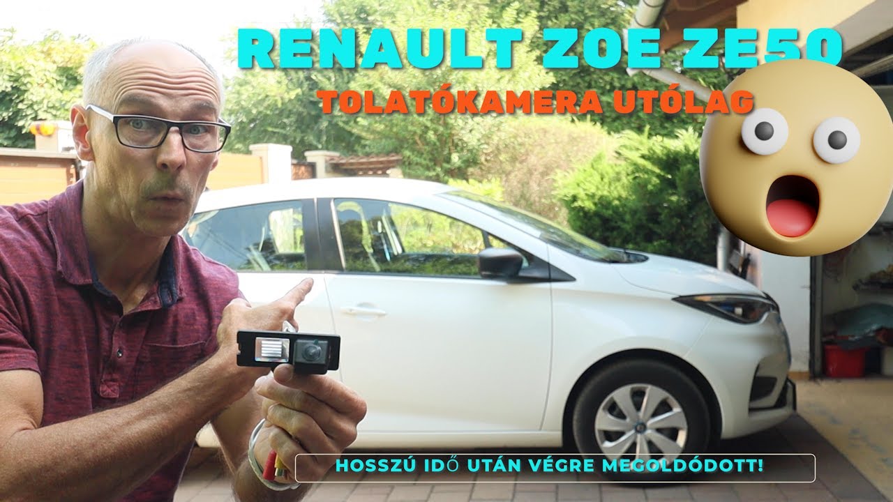 ZOE ZE50 Tolatókamera beszerelés végre megoldódott!