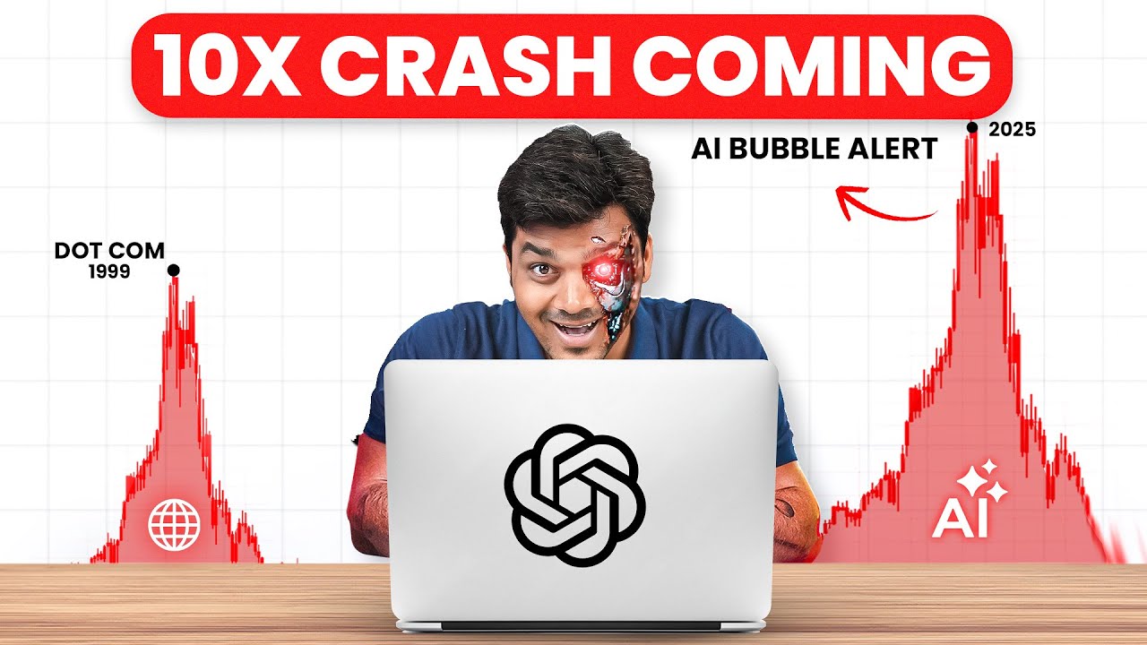 ⚠️Market Alert 📉 10x Crash Coming 🤯 AI Bubble Warning #moneyseries
