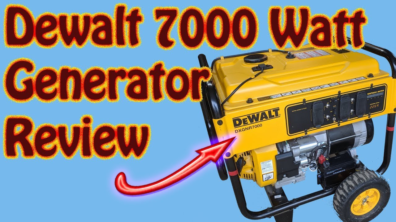 Обзор коммерческого генератора Dewalt DXGNR7000 мощностью 7000 Вт — Принцип работы и характеристи...
