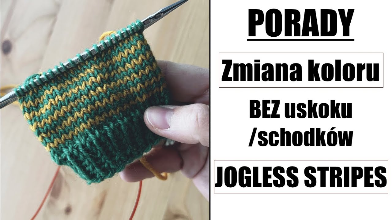 PORADY. Zmiana koloru bez schodków. Jogless Stripes
