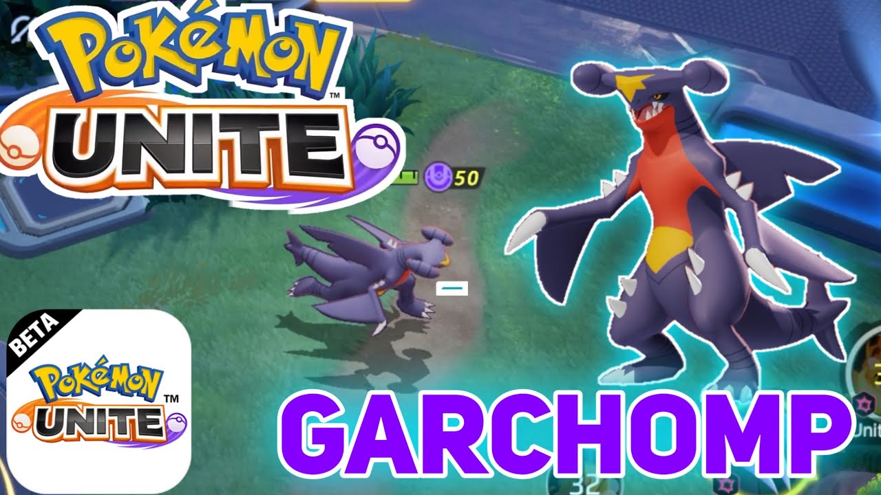 Pokémon UNITE - Garchomp Gameplay (Android, iOS)