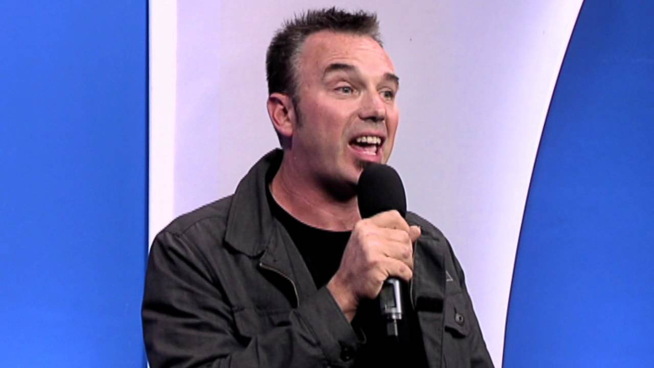 Kyle Crawford does stand-up comedy on The Steve Katsos Show