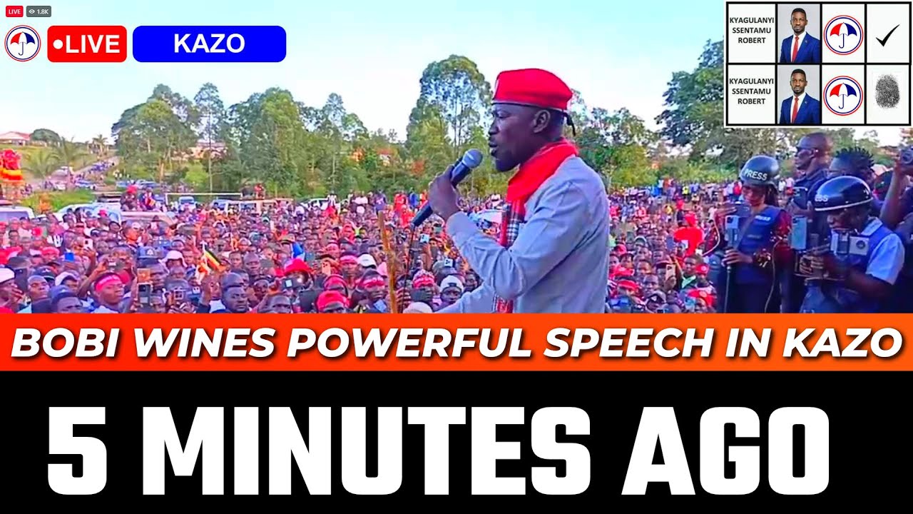 The Bobi Wine Fearless Kazo Speech That has changed the People of Ankole