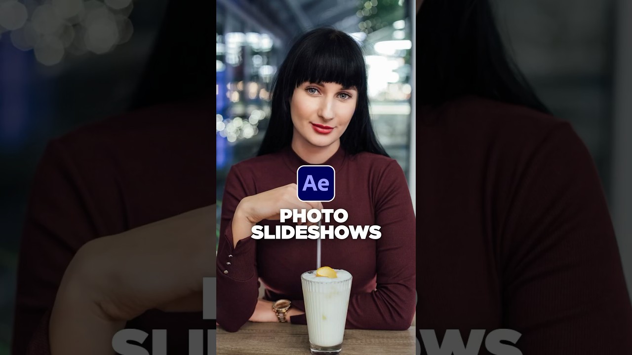 Создание быстрых слайд-шоу из фотографий в After Effects #руководство