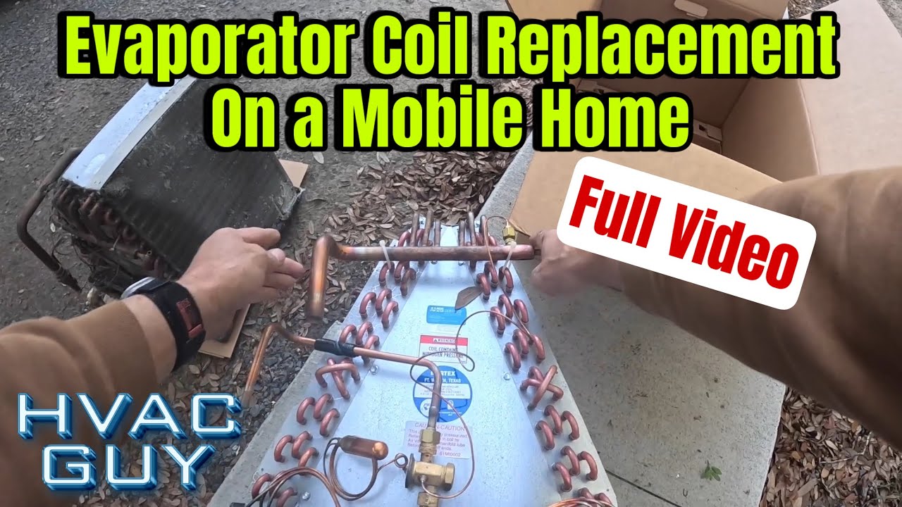 Замена испарителя в одноквартирном доме на колёсах! #hvacguy #hvaclife #hvactrainingvideos