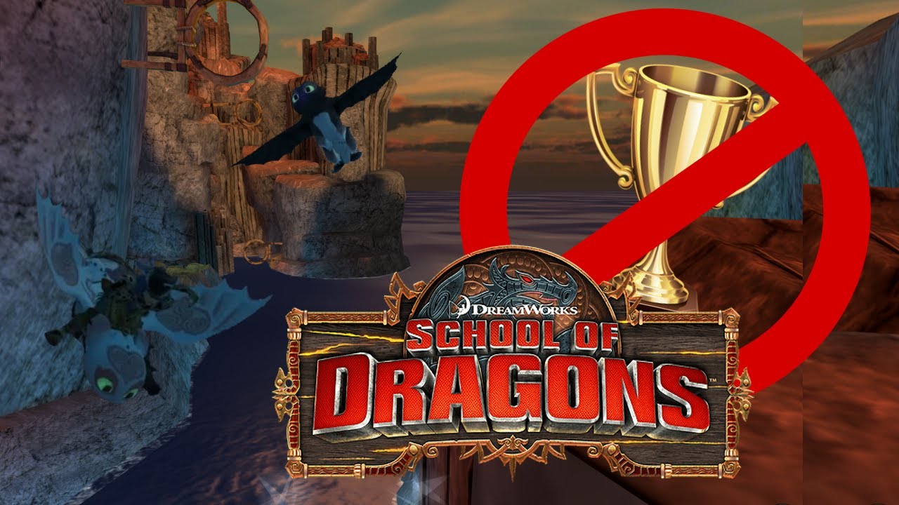 Racing without trophies! - School of dragons racing (with bugs) #3