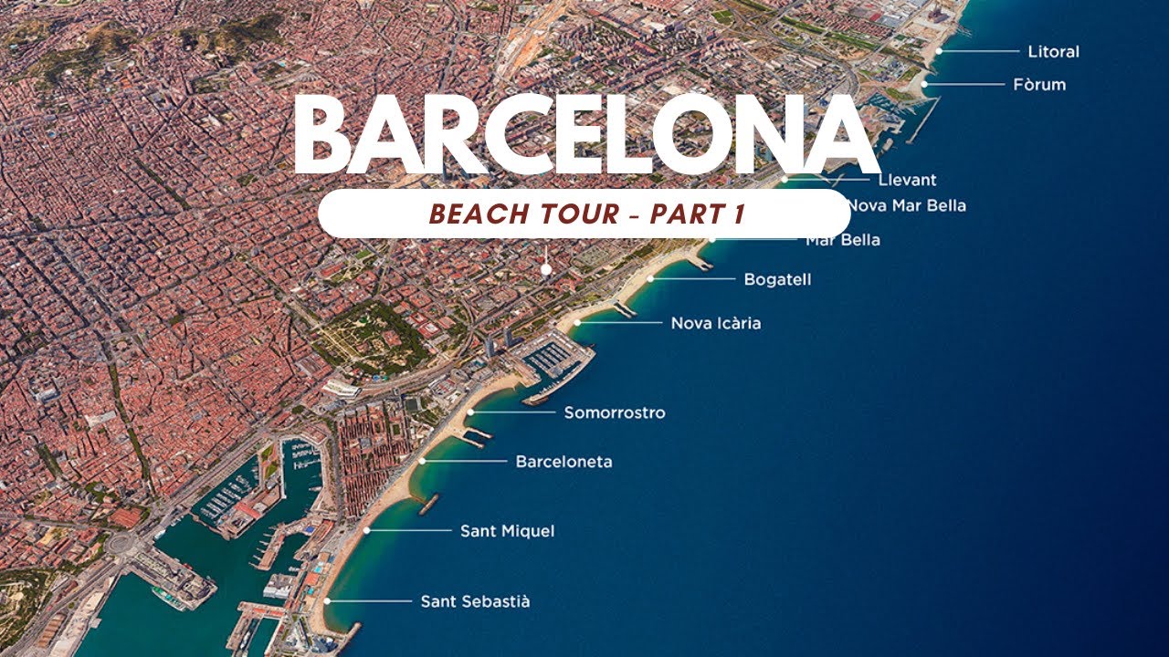 Exploring Barcelona's Stunning Beaches W Hotel to Bogatell Beach Walk 🏖️ Mediterranean Bliss! Part 1
