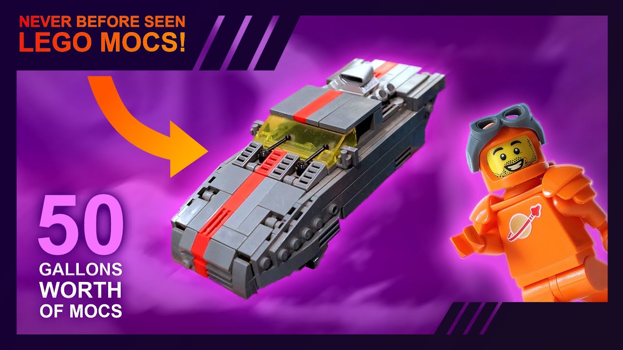 50 галлонов LEGO Space MOC!