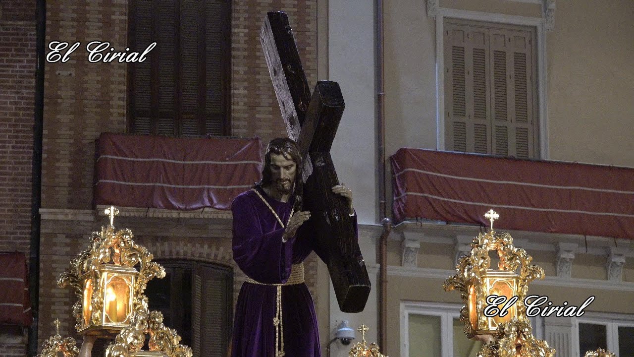 NAZARENO DEL PASO MALAGA 2023 BENDICION EN TRIBUNA OFICIAL 4K