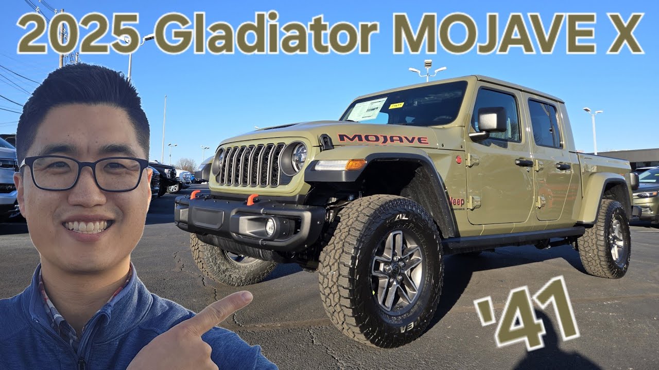FIRST LOOK: 2025 Jeep Gladiator MOJAVE X in New '41 Paint! Now ONLY $56,500!*