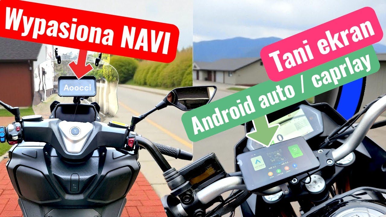 Nawigacja w motocyklu: tania vs droga opcja | Aoocci U6/C3 #aoocci
