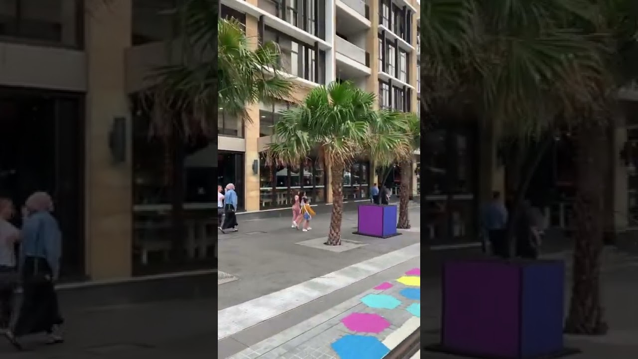 Standing on the completion of Parramatta’s major light rail construction, ‘Eat Street’, Sydney