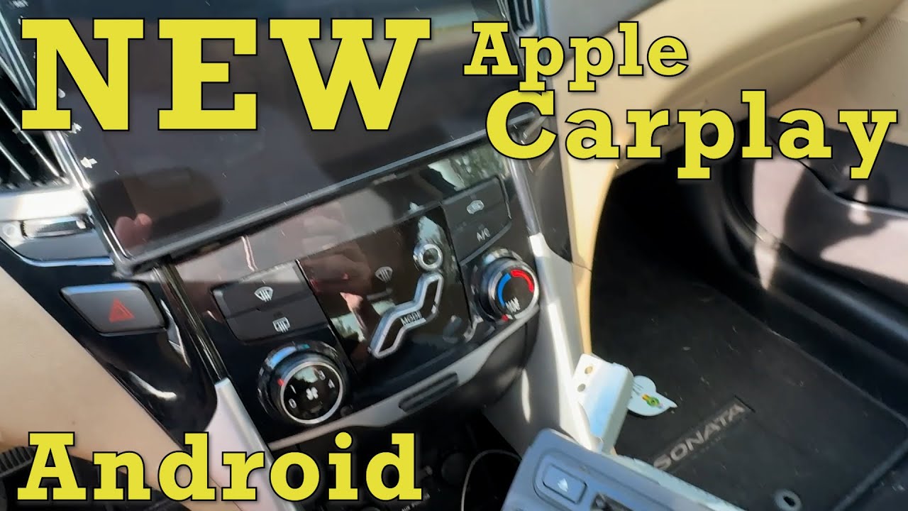 NEW RADIO - Carplay Android Rear Camera - 2011-2015 Hyundai Sonata - EASY install step by step