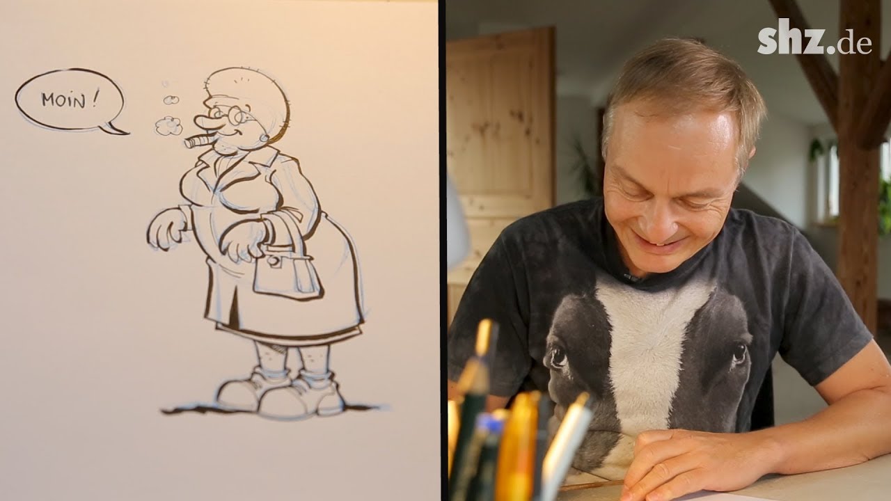 Von der Grundform bis zur fertigen Figur: Zeichentutorial mit Comiczeichner Kim Schmidt