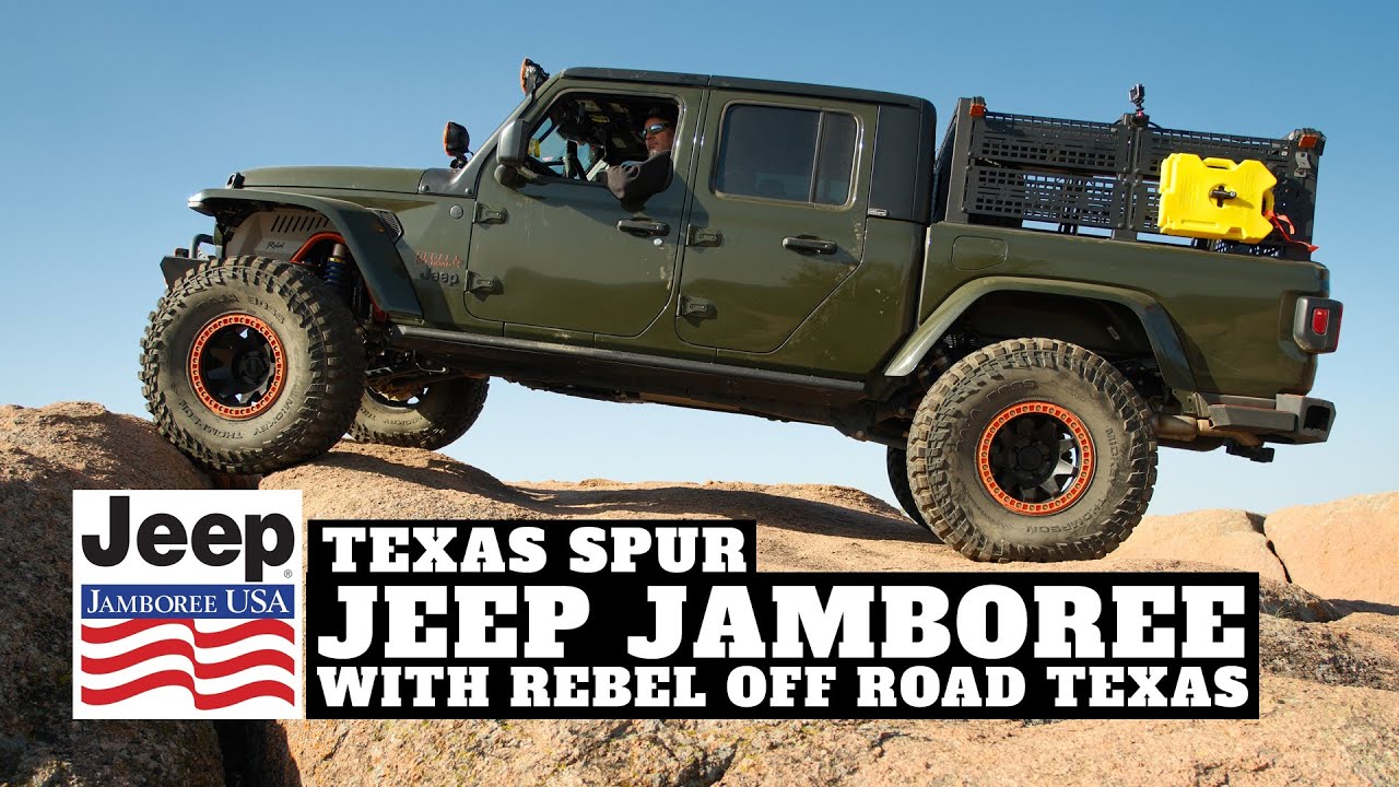 Rebel Off Road Texas joins the Texas Spur Jeep Jamboree for some rock crawling in Llano, Texas!