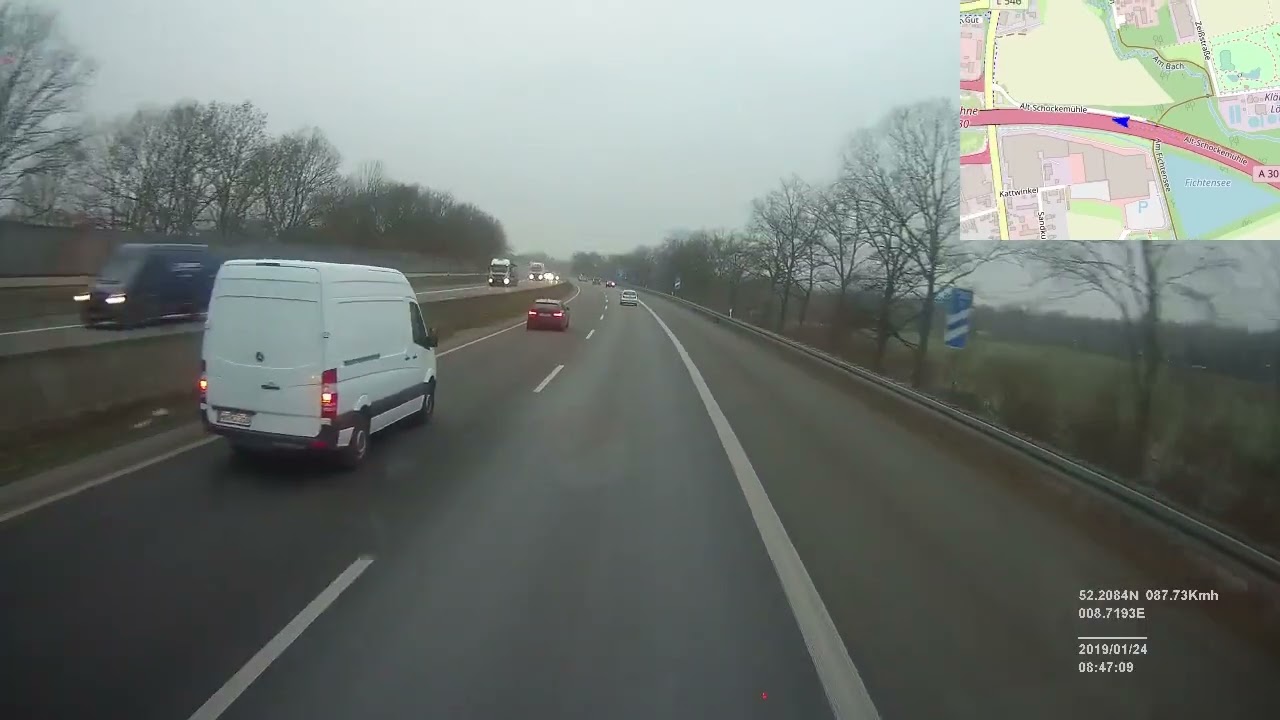Германия. Автомагистраль A30, Бад-Эйнхаузен — Оснабрюк, 2019, 1x