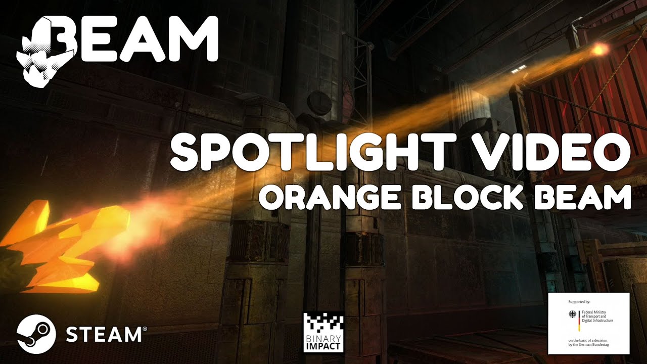 Beam Spotlight - Orange Block Beam