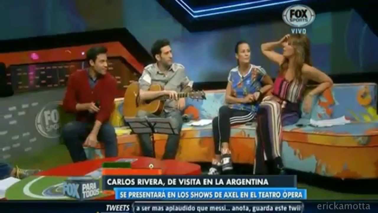 Carlos Rivera en programa FOX Para Todos