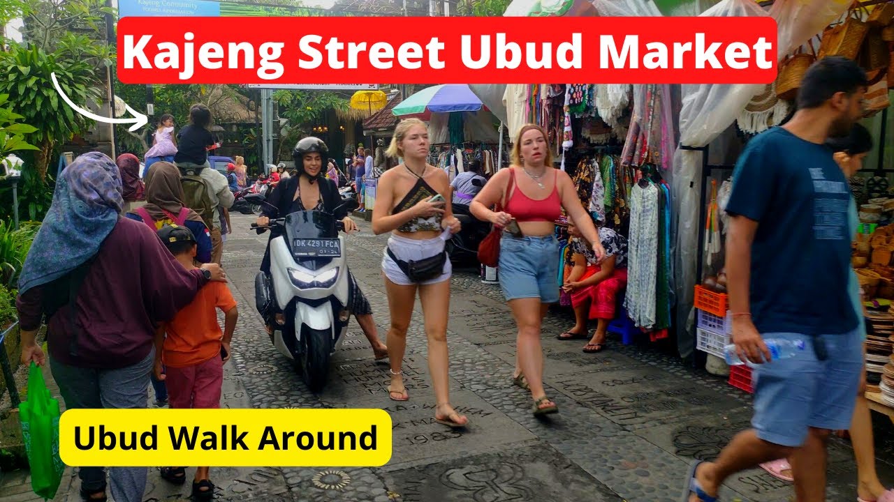 Kajeng Road (Graffiti Road ) And Ubud Palace Walk Around | Ubud Walk Around
