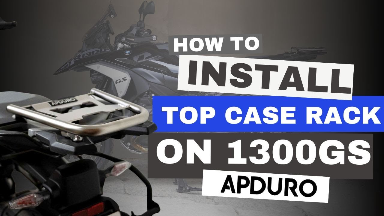 TOP CASE RACK R1300GS INSTALLATION #1300gs #bmw #gs