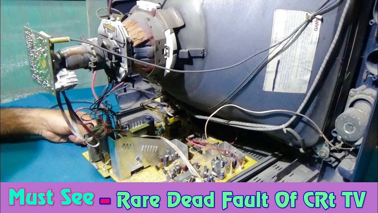 How To Repair Full Dead CRT Color Television-Rare Fault (Bengali Tutorial)