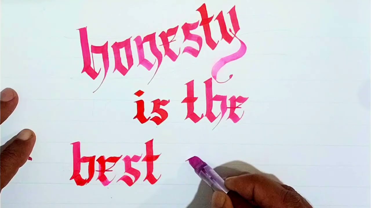 Calligraphy | Art | G. DeviChandra #Video