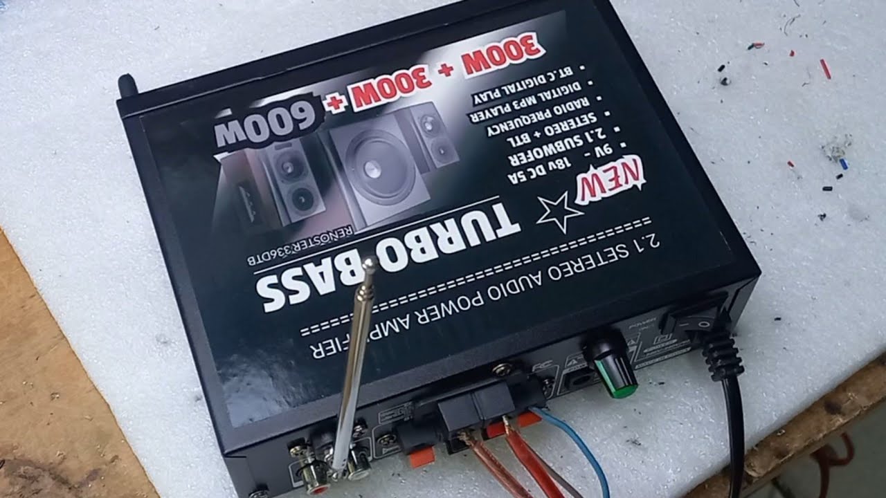 Amplifier 298 pro 2.1 subwofer super bass