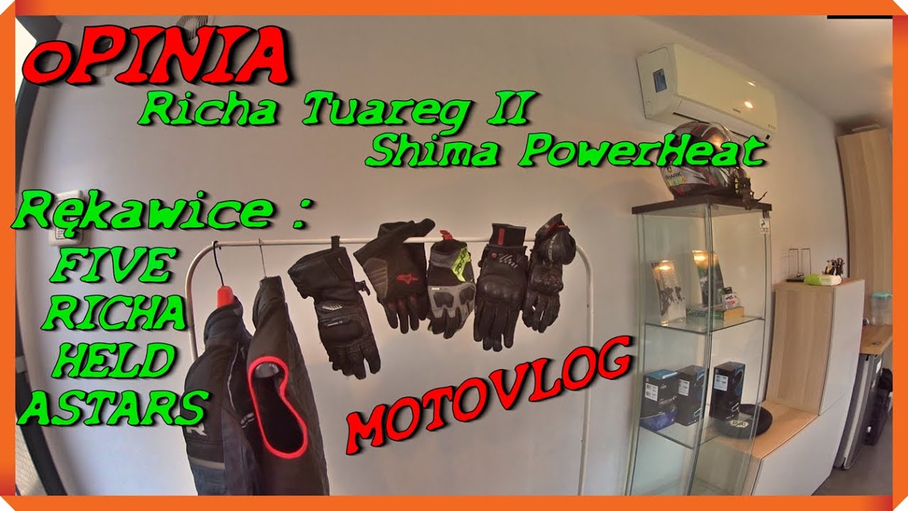 oPINIA | Kurtka Richa Tuareg II | Shima PowerHeat | Rękawice: FIVE, Richa, Held, Astars | MotoVlog
