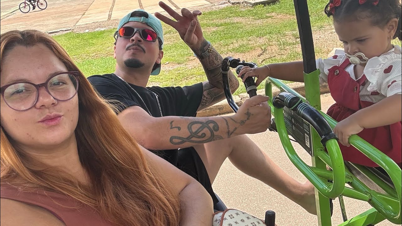 Ficamos perdidos no parque 🫣