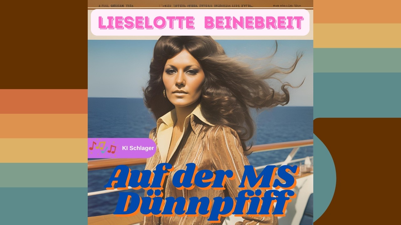 Lieselotte Beinebreit - Auf der MS Dünnpfiff | KI-generierter Schlager | Gute Laune