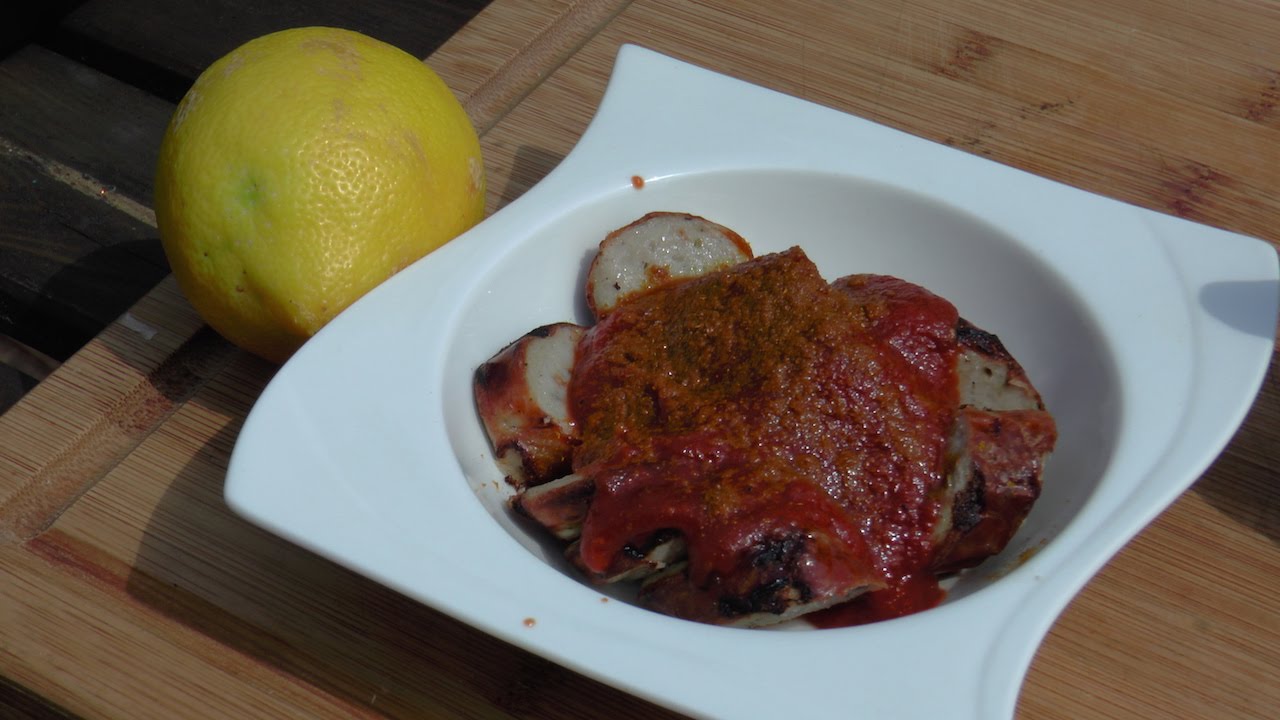 Nr. 093 Currywurst mit Spezial Currysauce vom Grill KEG --- Klaus grillt