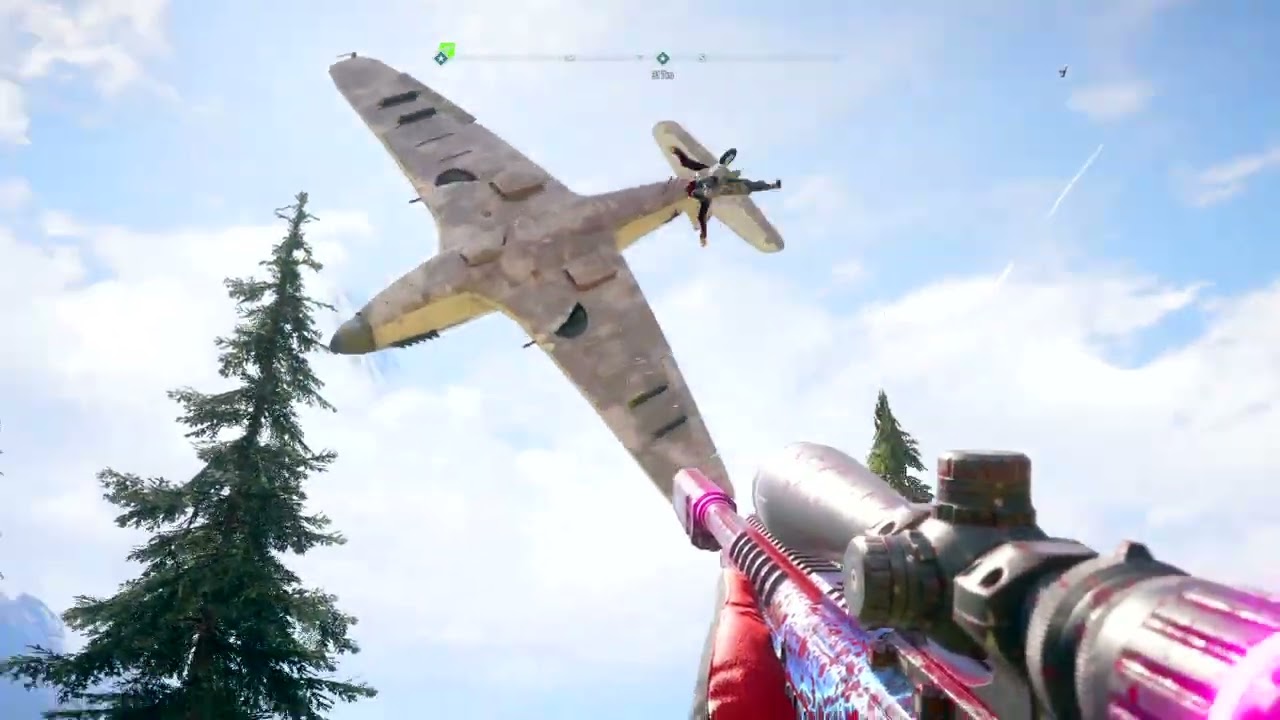 One Sniper Shot&hellip; One Plane Down! Insane Long-Range Kill | Far Cry 5