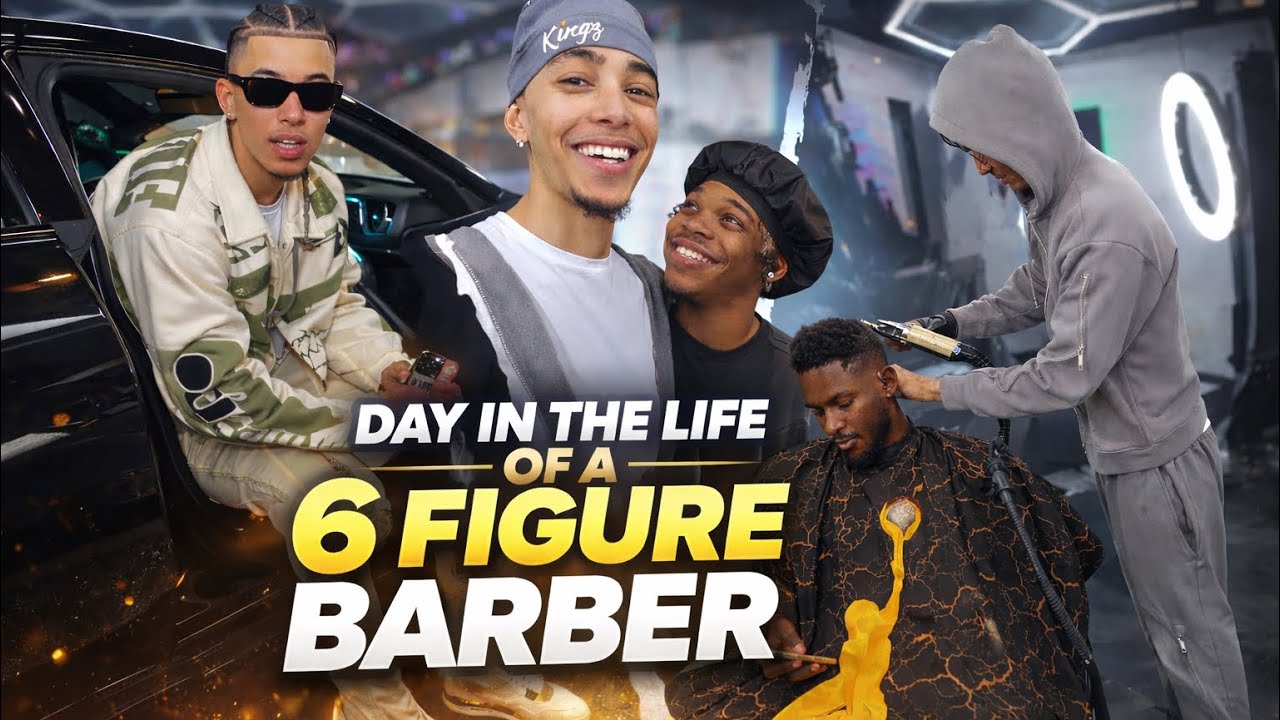 Day In The Life Of a 6 figure barber In London (VLOG 2)