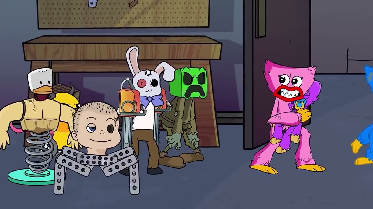 HUGGY WUGGY and HUGGY SAD Story - Cartoon Animation (Poppy Playtime)