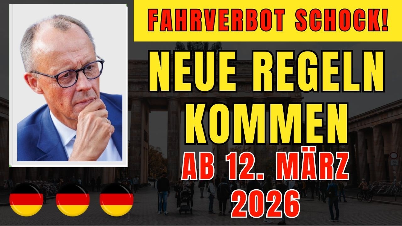 BMDV kündigt neue Fahrverbote an – Deutschland steht ab 12. März 2026 vor großen Verkehrsänderungen