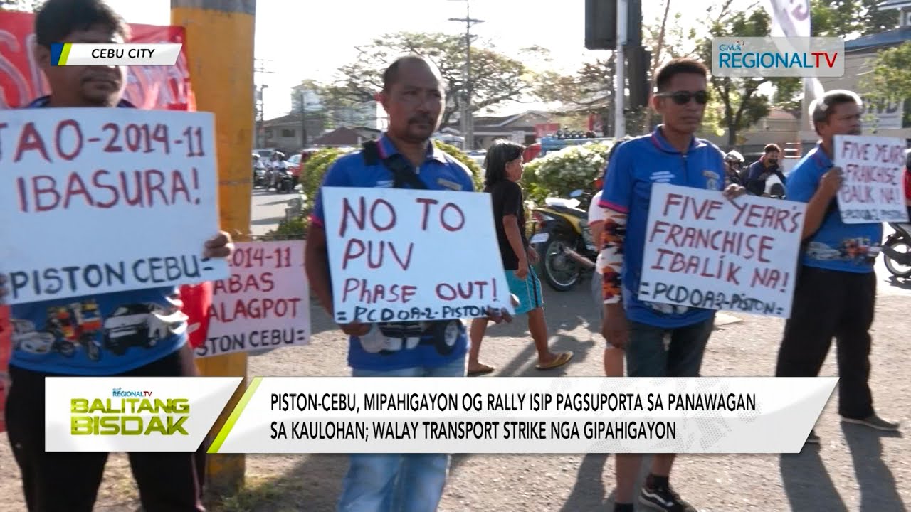 Balitang Bisdak: Piston-Cebu Chapter, wala mosalmot sa transport strike