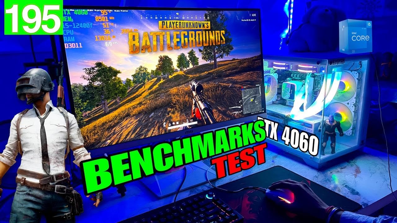 🚀PUBG Benchmarks | RTX 4060 + i5-12400F | Very Low &rarr; Ultra Settings FPS Test!