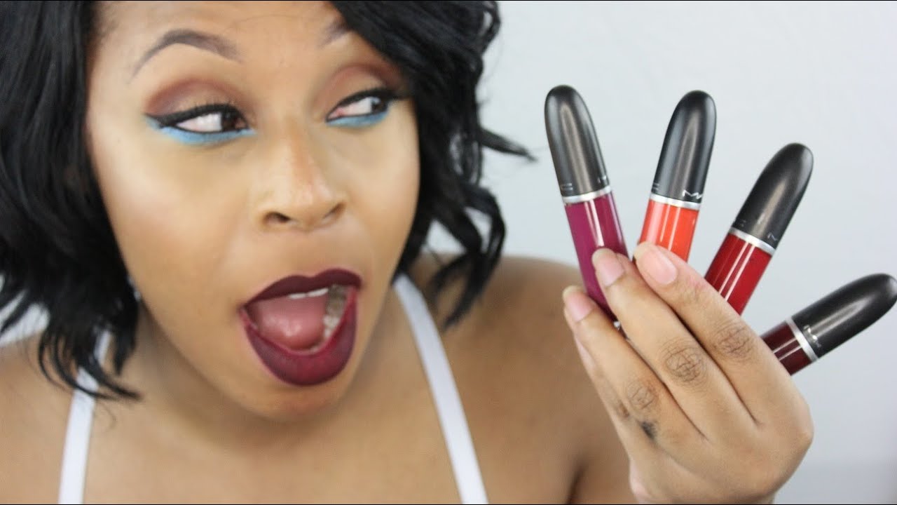 MAC Retro Matte Liquid Lipsticks I Amber Tutorials