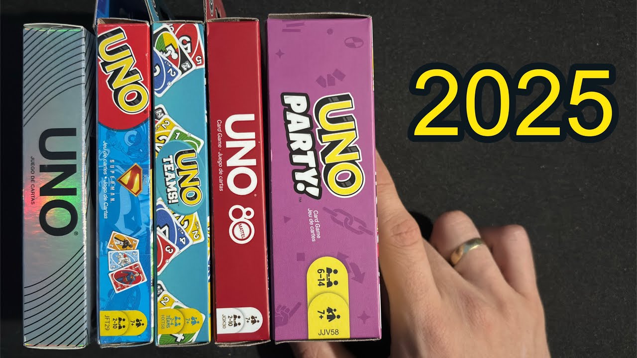 TODOS los juegos de UNO que compré este año