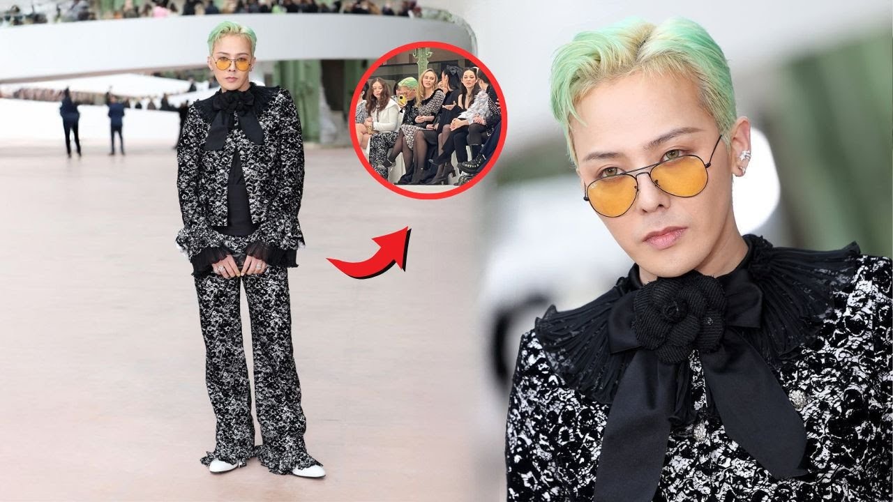 В ТРЕНДЕ! G-Dragon выглядит потрясающе на показе мод Chanel 2025 года. В центре внимания всего мира