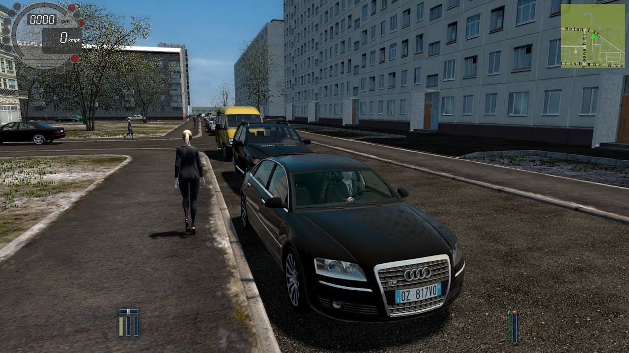 City Car Driving Audi A7 W12 Gameplay