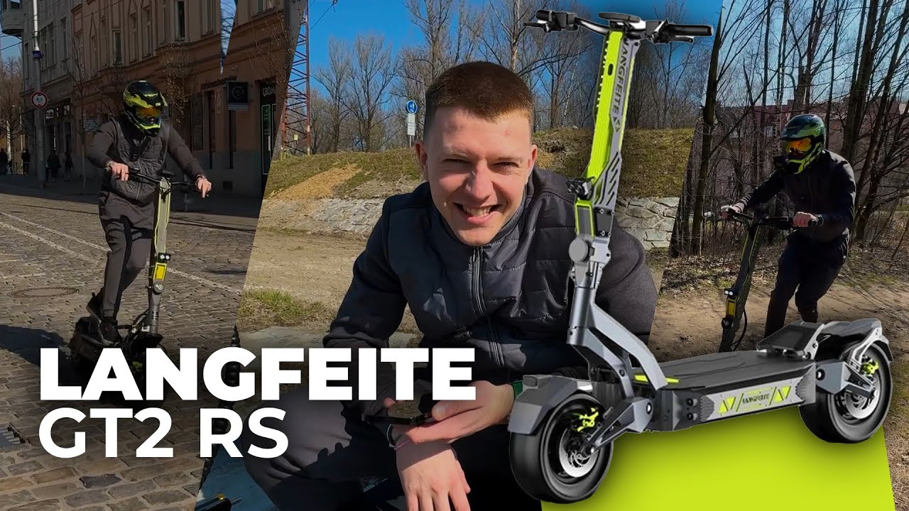 Elektrokoloběžka za 150 000 Kč, která posouvá limity – Langfeite GT2 RS v akci!