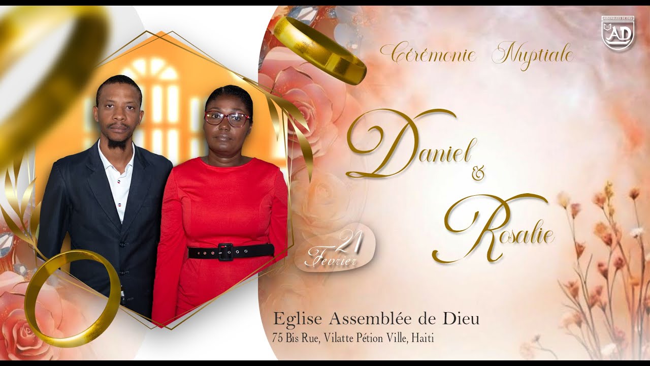 Cérémonie nuptiale de Daniel et Rosalie |Samedi 21 fevrier 2026|