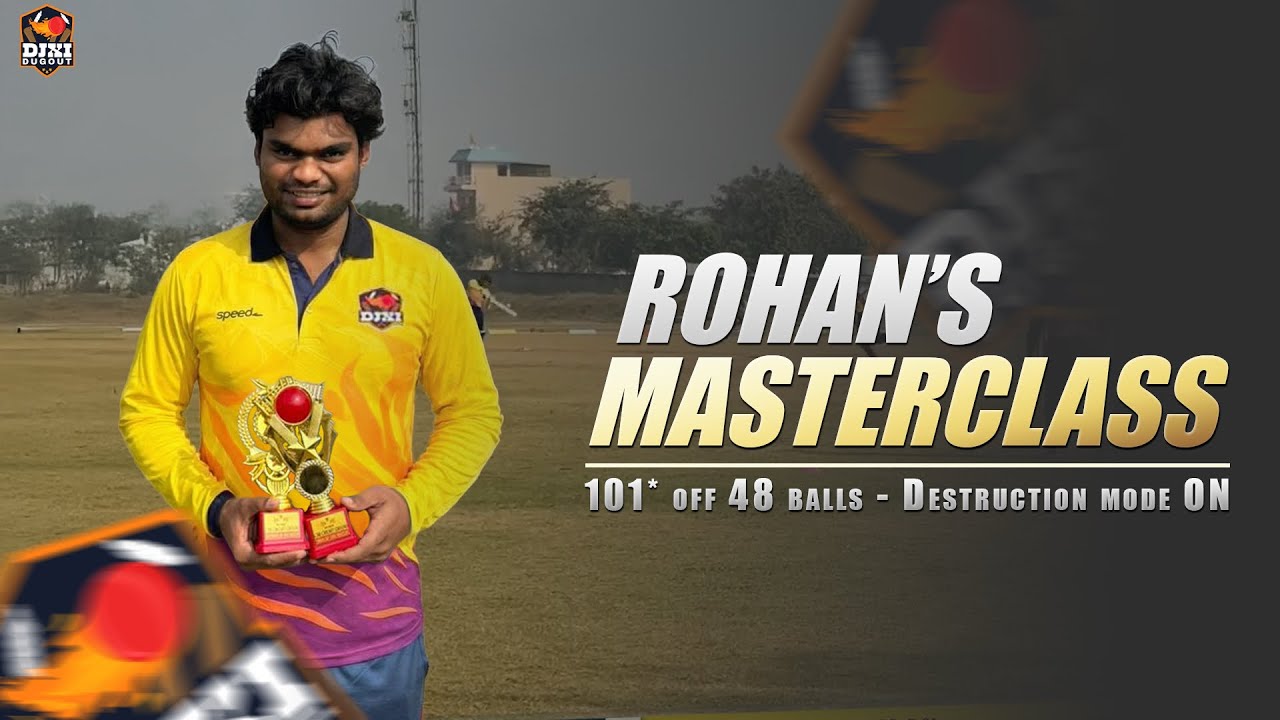 Century in 48 Balls! Rohan’s Dominant Knock | Full Highlights 