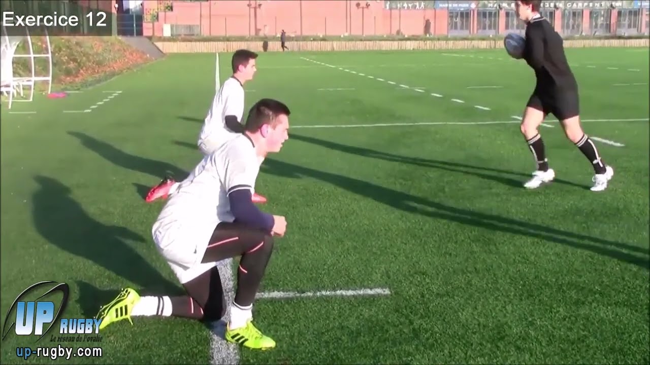 Apprentissage du plaquage en Rugby