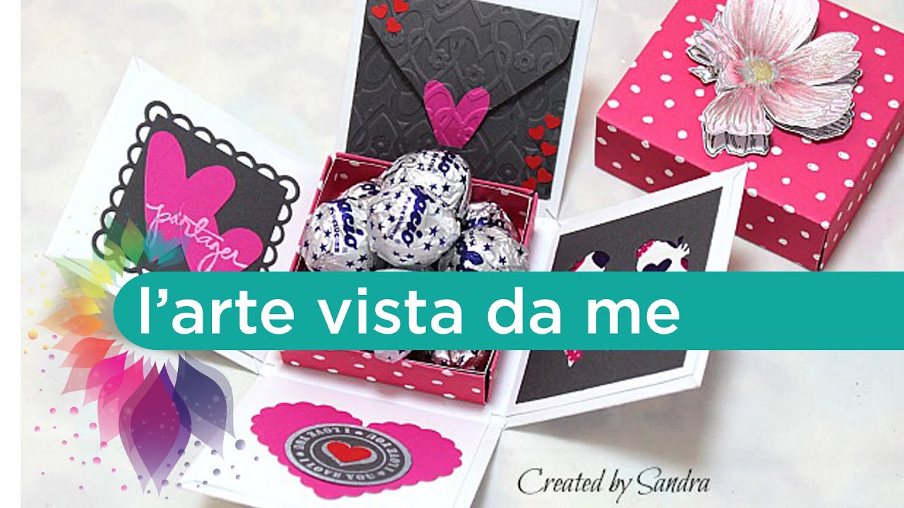Explosion box tutorial/Scatola S.Valentino - Scrapbooking tutorial
