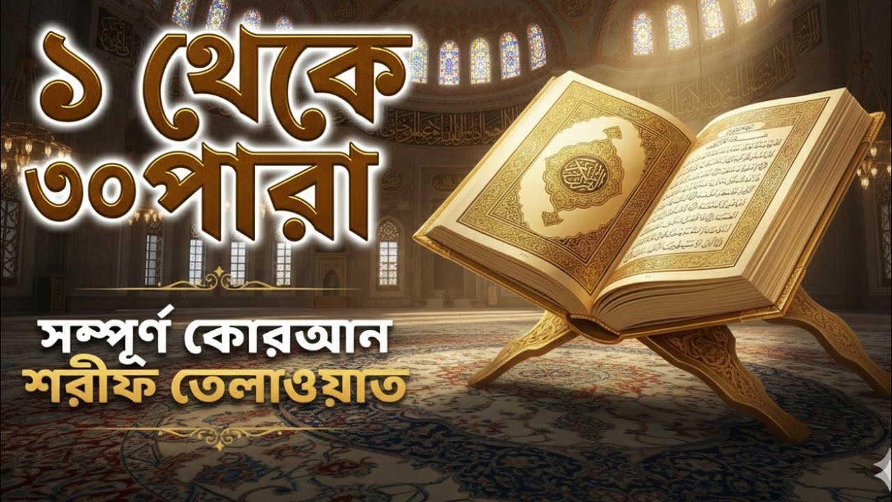 Complete Quran Tilawat 1-30 Para | Peaceful & Heart Touching Recitation | By Alaa Aqel