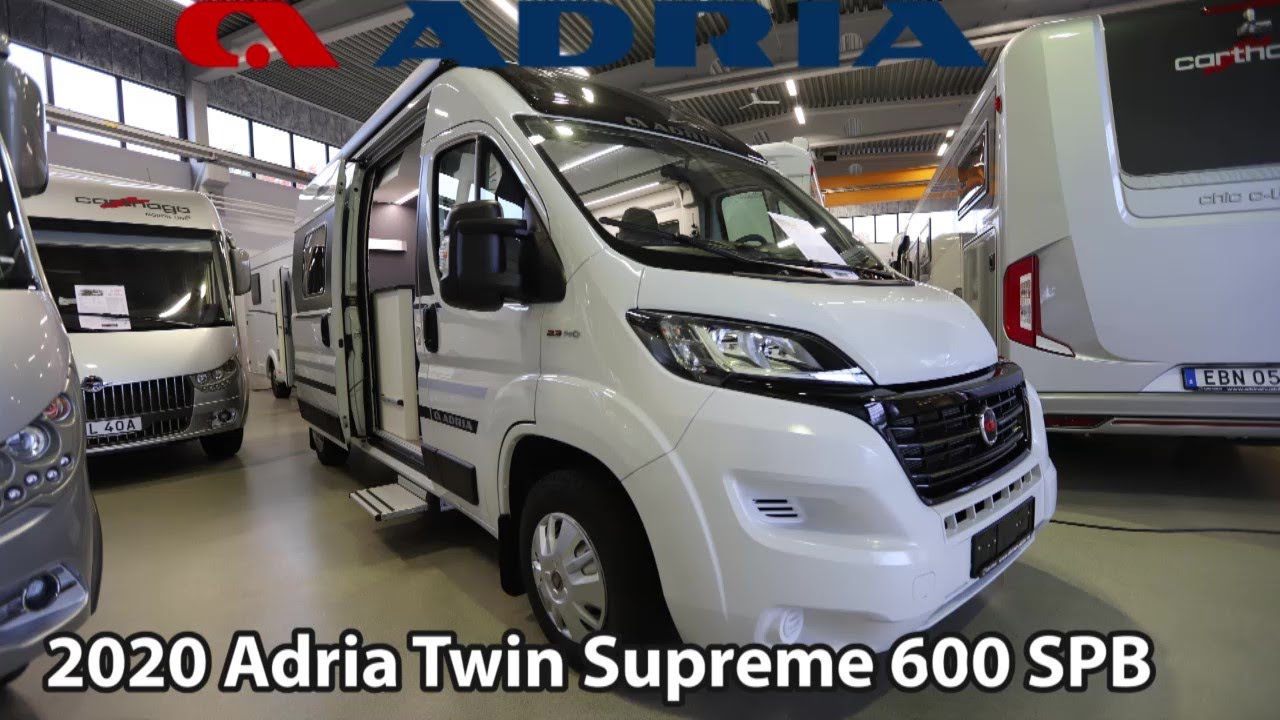 Adria Twin Supreme 600 SPB 2020 Camper Van 6 m