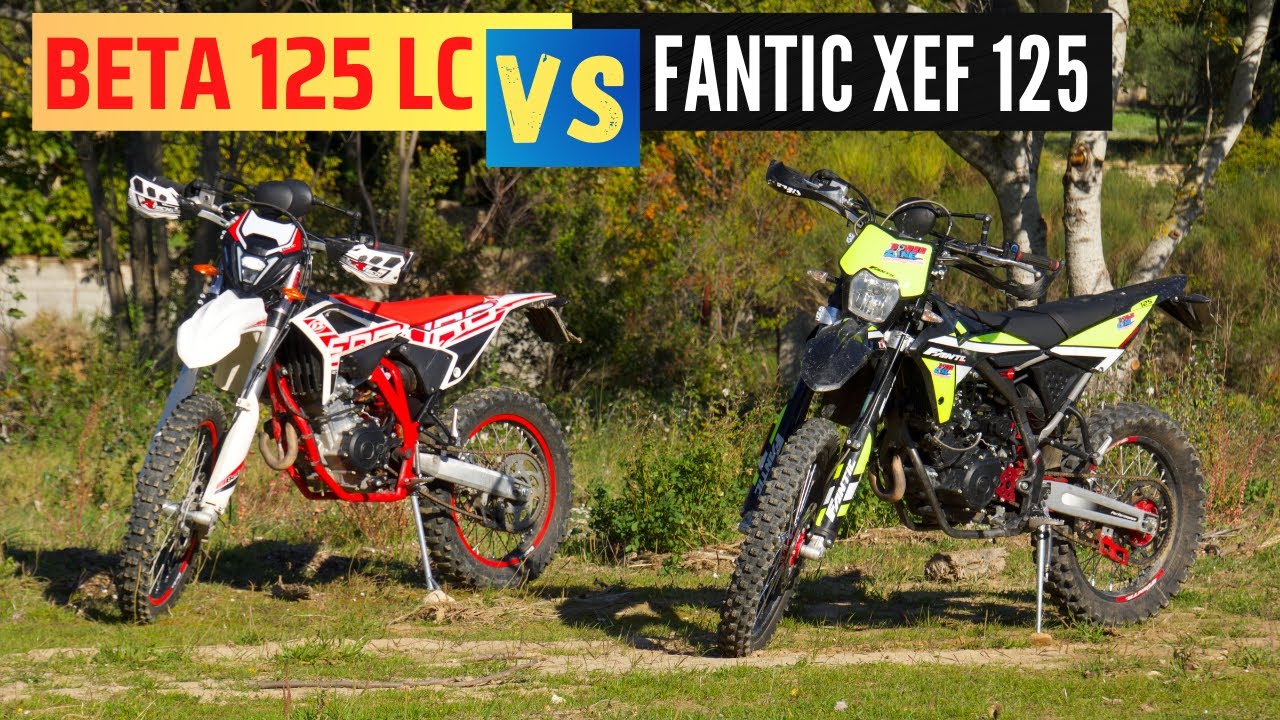 QUELLE EST LA MEILLEURE 125 4temps de 2021 ? : Beta 125 LC VS Fantic XEF 125