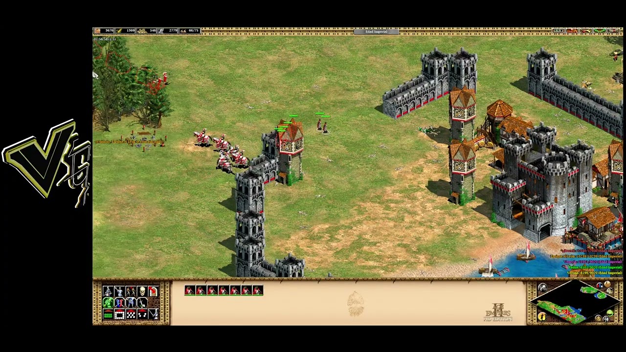 Ege of empires II Gameplay Barba Roja ,  La liga lombarda 2da parte